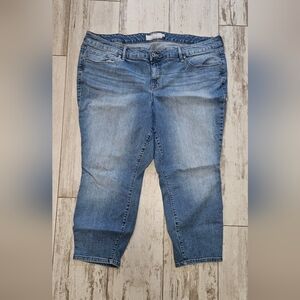 Torrid Crop Ankle Jeans 24R